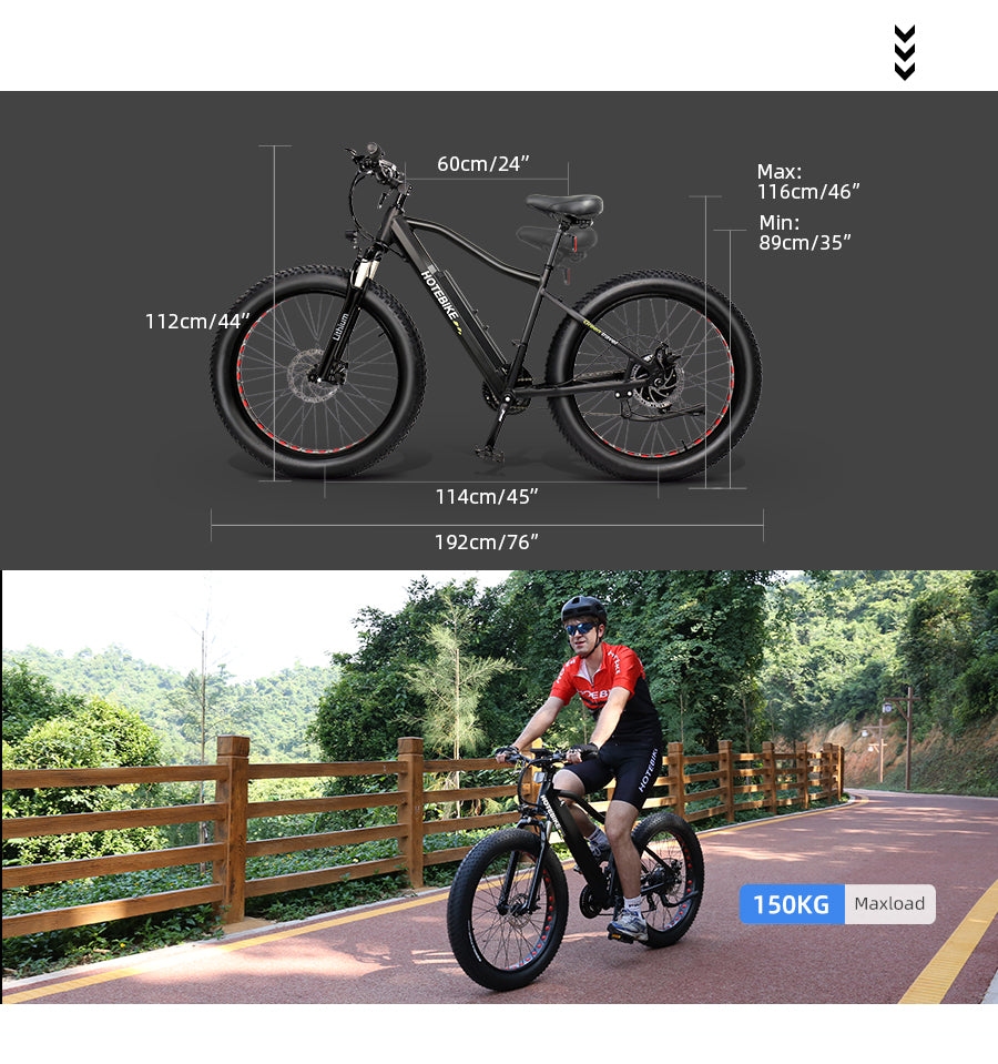 Fat tire 26 inch ebike-model: A6AH26F - Fedeli Ebikes