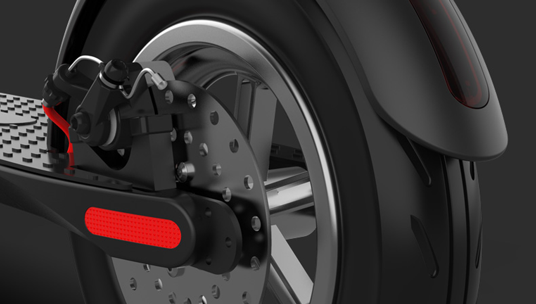 Folding e-scooter for adult model X8-350w with removable lithium battery - Fedeli Ebikes