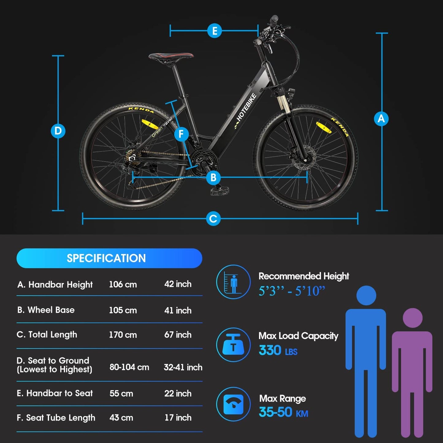 Traditional City Slicker Step through e-bike-model: A5AH26 - Fedeli Ebikes
