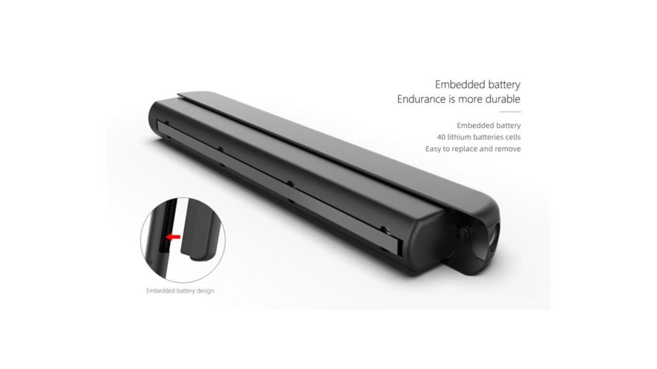 Folding e-scooter for adult model X8-350w with removable lithium battery - Fedeli Ebikes