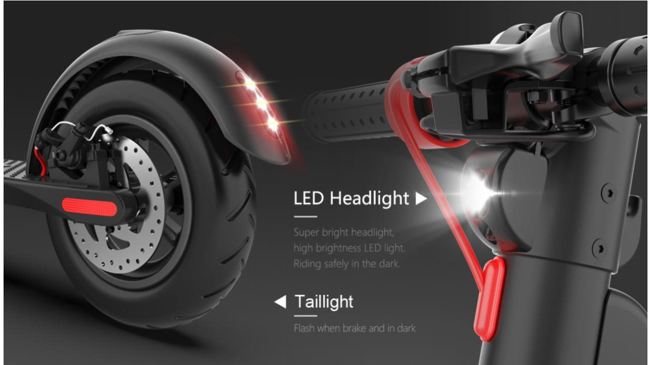 Folding e-scooter for adult model X8-350w with removable lithium battery - Fedeli Ebikes