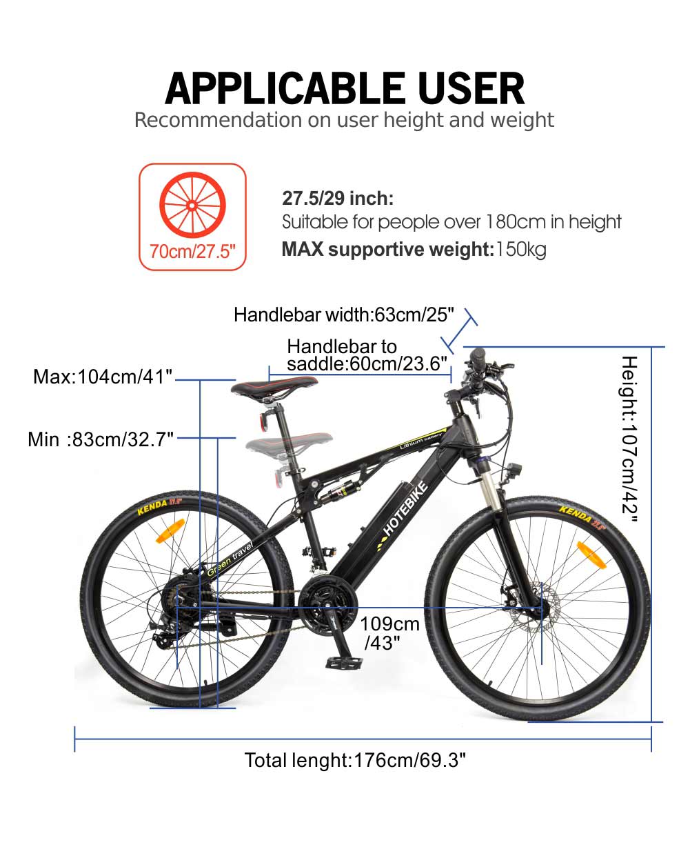 Full suspension mountain e-bike-model: A6AH27.5-S - Fedeli Ebikes