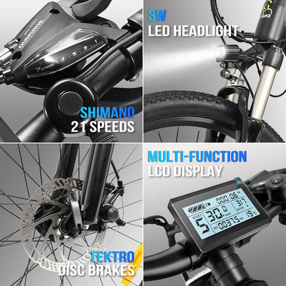 Traditional City Slicker Step through e-bike-model: A5AH26 - Fedeli Ebikes