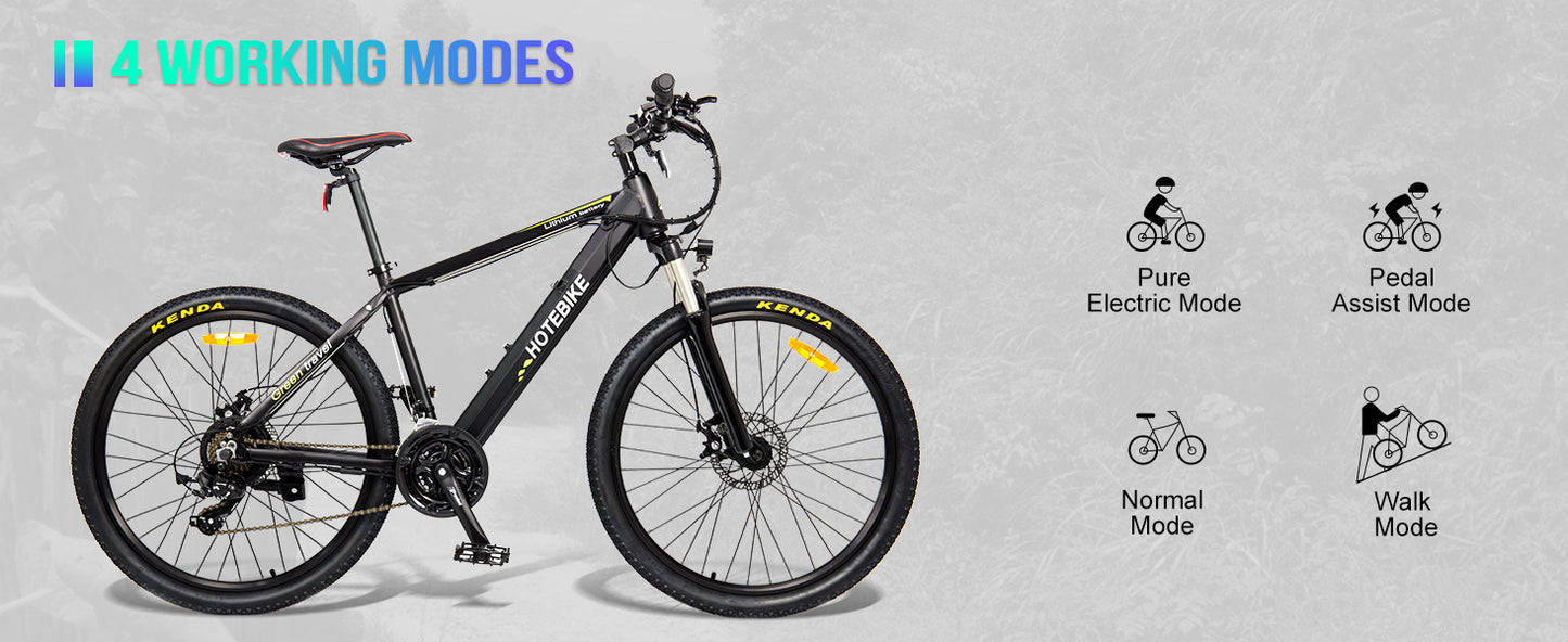 Experience Peak Performance with the A6AH26 Versatile Rear Motor Mountain E-bike