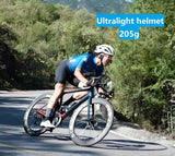 White And Black Gradient Lightweight Adult Bicycle Helmet - Adjustable Fit Road & Mountain Bike Safety Headgear (57-62cm) - Fedeli Ebikes