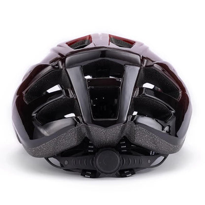 White And Black Gradient Lightweight Adult Bicycle Helmet - Adjustable Fit Road & Mountain Bike Safety Headgear (57-62cm)