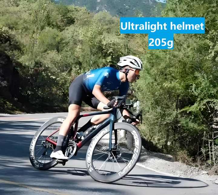 Blue And Black Gradient Lightweight Adult Bicycle Helmet - Adjustable Fit Road & Mountain Bike Safety Headgear (57-62cm)
