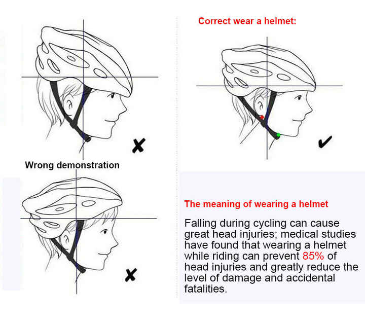 Dark Blue And Black Gradient Lightweight Adult Bicycle Helmet - Adjustable Fit Road & Mountain Bike Safety Headgear (57-62cm)