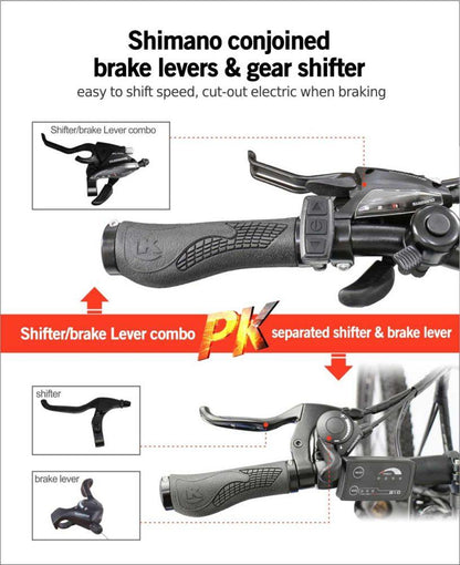 Mountain E-bike Rear Motor-Powerful -Versatile Model A6AH26 - Fedeli Ebikes