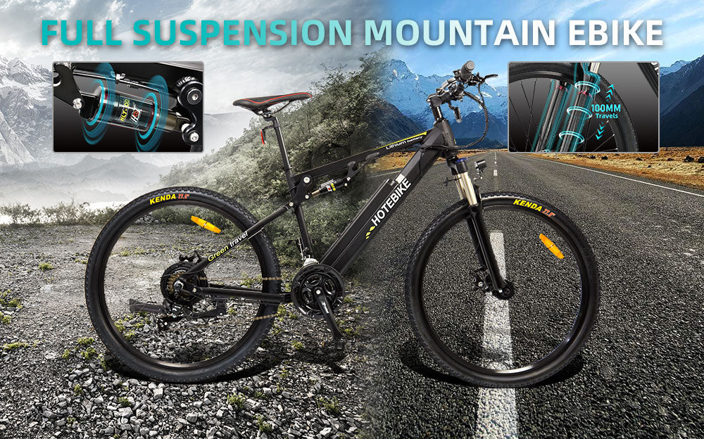 Full suspension mountain e-bike-model: A6AH27.5-S - Fedeli Ebikes