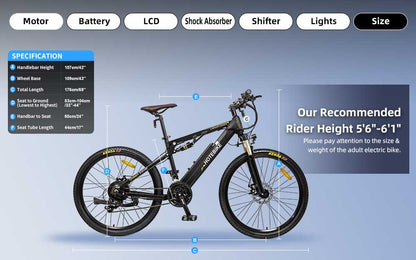 Full suspension mountain e-bike-model: A6AH27.5-S - Fedeli Ebikes