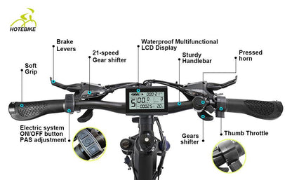 Mountain E-bike Rear Motor-Powerful -Versatile Model A6AH26 - Fedeli Ebikes