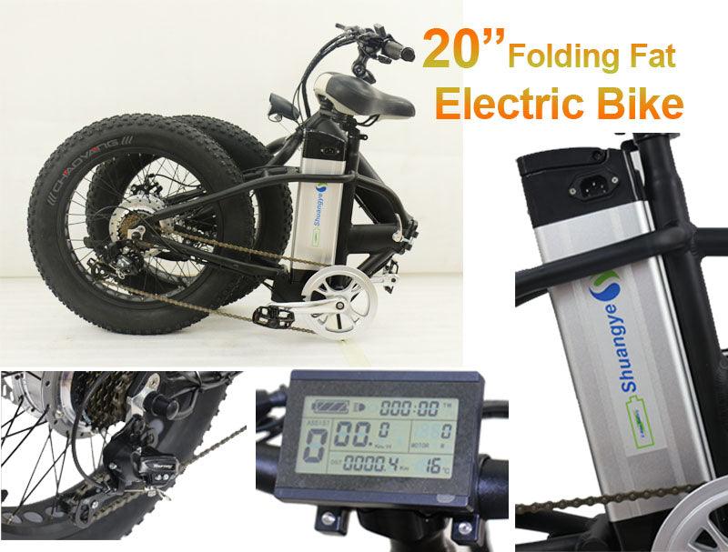 Folding fat tyre e-bike-model: A7AM20 - Fedeli Ebikes