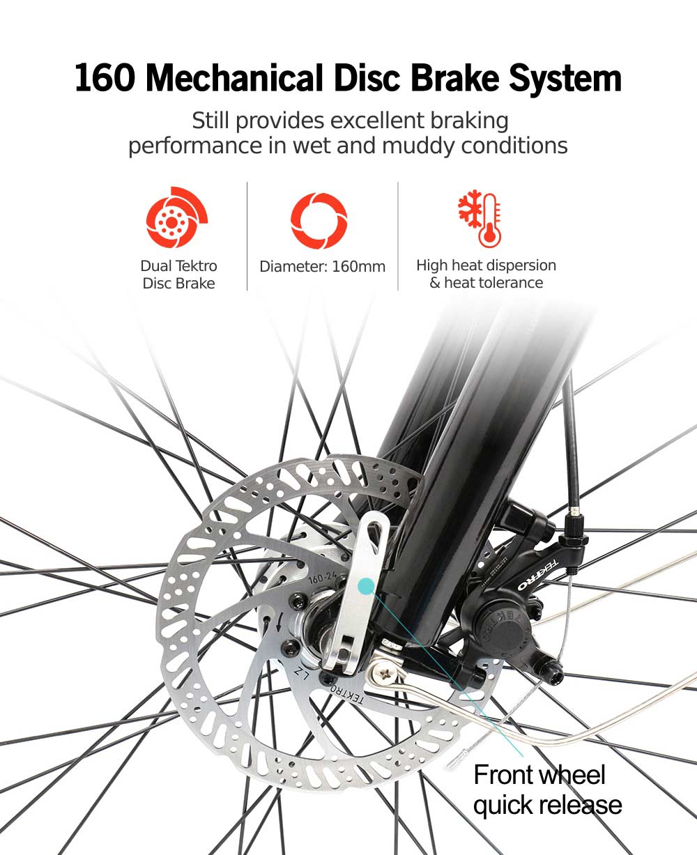 Mountain E-bike power, style, and efficiency in One Ride, rear hub motor-model: A6AB26 - Fedeli Ebikes