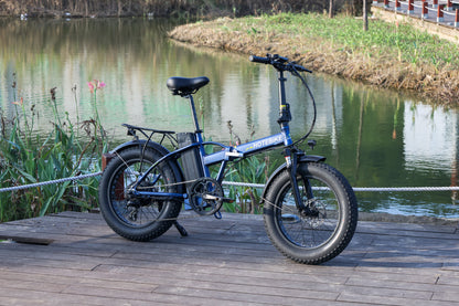 Conquer Any Terrain with the Model A7AM20 Folding Fat Tire Electric Bike – Power, Versatility, and Adventure Await!